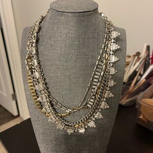 Stella & Dot chunky layered gold/silver